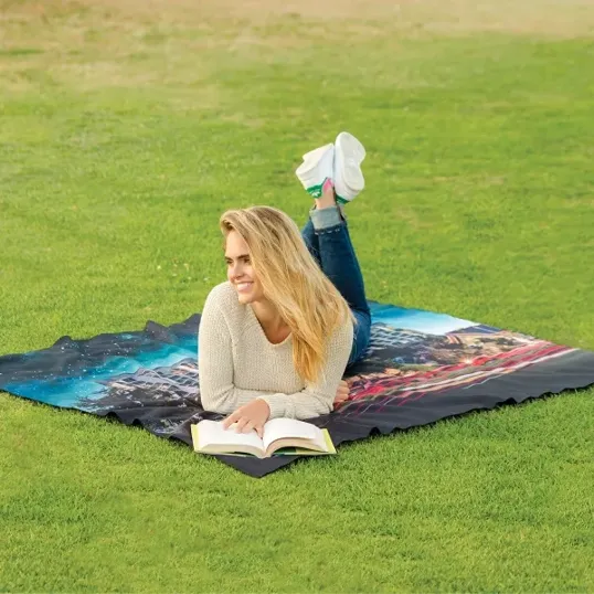 Water Repellent Microfiber Picnic Blanket — view 2