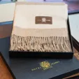 Cashmere Blanket with Fringe, 50 x 70 Inches — view 4