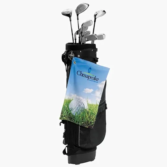 Microfiber Velour Golf Towel, 11" x 18"