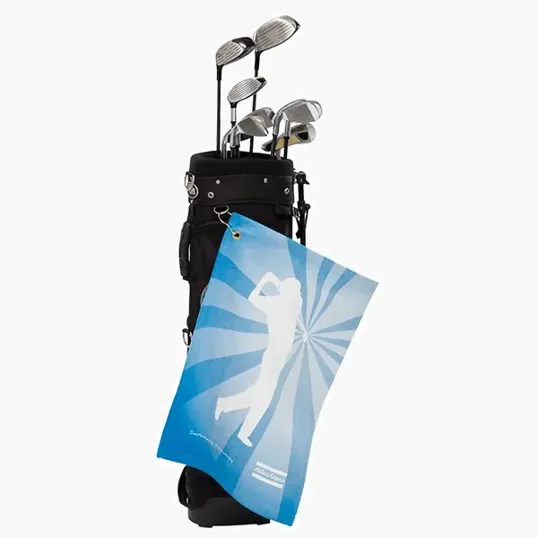 Traveler's Microfiber Terry Golf Towels, 15" x 25"