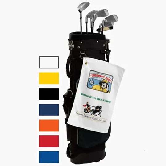 Mid Weight Velour Hemmed Golf Towel