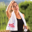 Premium Fitness Towel, 12" x 44" Cotton Terry Velour