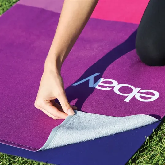 Sublimated Yoga Mat Towel, 24" x 68" — view 3
