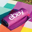 Sublimated Yoga Mat Towel, 24" x 68" — view 2