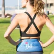 Sublimated Fitness Belt, 47" x 7" Neoprene