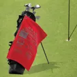 Terry Velour Golf Towel, 16 x 26 Inches