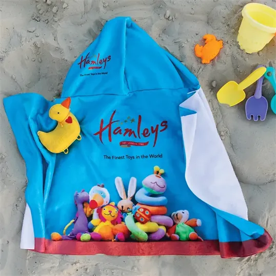 Kid's Hooded Beach Towel, 24" x 48"
