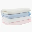 Satin Trim Tahoe Microfleece Baby Blanket, 30" x 40" — view 2