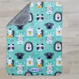 Kids Sherpa Luxe Blanket, 30" x 40" — view 3