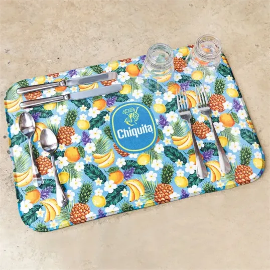 Sublimated Dish Mat, 14 x 21 Inches