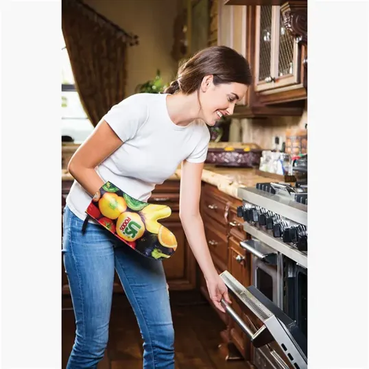 Sublimated Oven Mitt, 13.5" x 8" — view 2