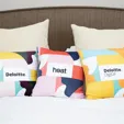 Plus Throw Pillow, 18" x 18" Polyester — view 2