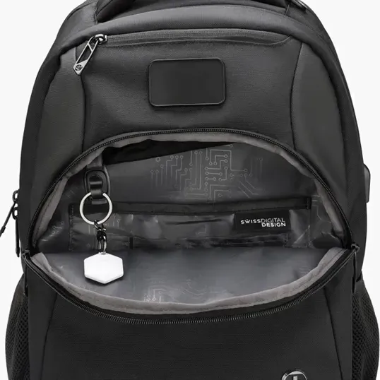 Swissdigital Design® Commuter Backpack, 29L Recycled Polyester Laptop Bag — view 6