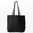Oversized Deluxe Canvas Tote Bag with Striped Handles — view 2