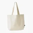 Oversized Deluxe Canvas Tote Bag with Striped Handles — view 4