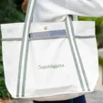 The Signature Canvas Tote Bag, 23 Liter Recycled Cotton Tote — view 3