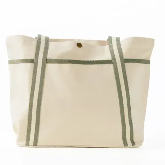 The Signature Canvas Tote Bag, 23 Liter Recycled Cotton Tote — view 4