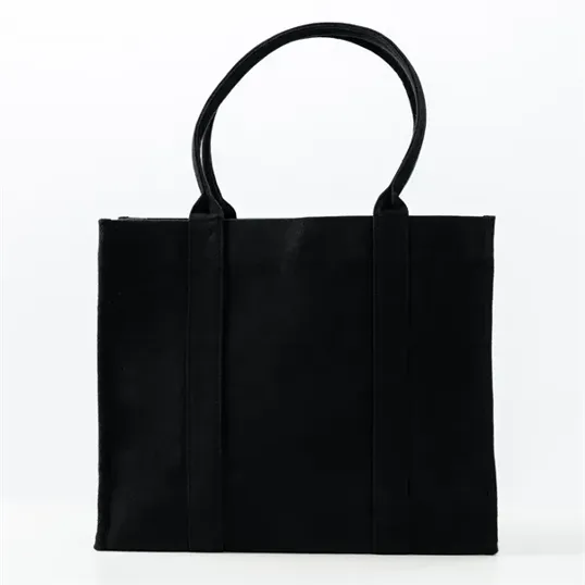 Canvas Book Tote with Recycled Cotton — view 2