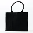 Canvas Book Tote with Recycled Cotton — view 2