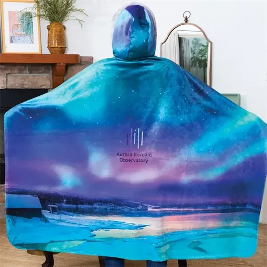 Sublimated Hooded Blanket, 50" x 60" — view 4