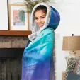 Sublimated Hooded Blanket, 50" x 60" — view 3