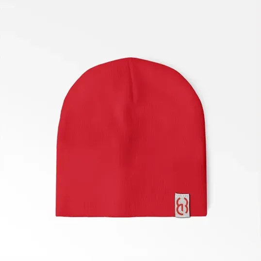 Standard Beanie with Sewn-On Embroidered Tag