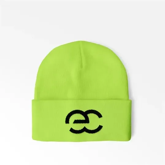 Cuffed Beanie With Direct Embroidery