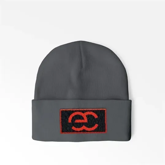 Cuffed Beanie With Sewn-On Embroidered Patch — view 7