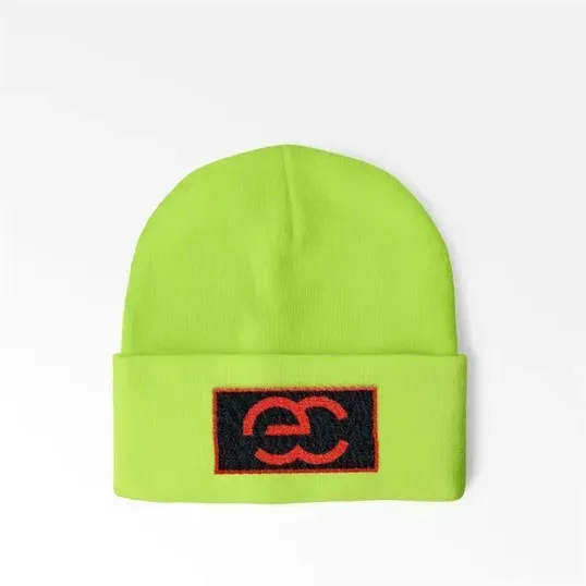 Cuffed Beanie With Sewn-On Embroidered Patch — view 8