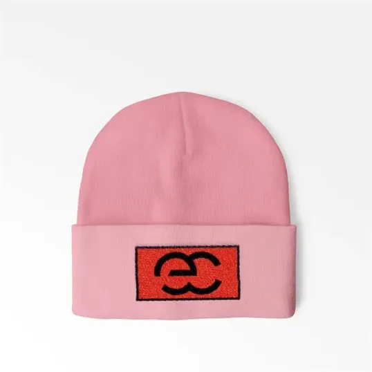Cuffed Beanie With Sewn-On Embroidered Patch — view 11