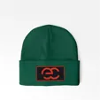 Cuffed Beanie With Sewn-On Embroidered Patch — view 2