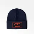 Cuffed Beanie With Sewn-On Embroidered Patch — view 9