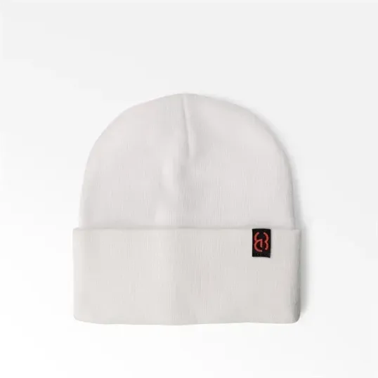 Cuffed Beanie with Sewn-On Embroidered Tag — view 11
