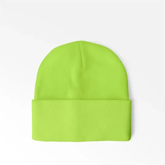 Cuffed Beanie with Sewn-On Embroidered Tag — view 13