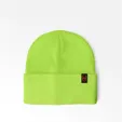 Cuffed Beanie with Sewn-On Embroidered Tag