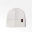 Cuffed Beanie with Sewn-On Embroidered Tag — view 11