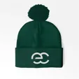 Cuffed Pom Beanie with Embroidery — view 4