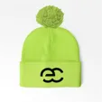 Cuffed Pom Beanie with Embroidery — view 6
