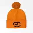 Cuffed Pom Beanie with Embroidery — view 8
