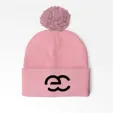 Cuffed Pom Beanie with Embroidery — view 9
