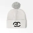 Cuffed Pom Beanie with Embroidery — view 11
