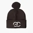 Cuffed Pom Beanie with Embroidery — view 3