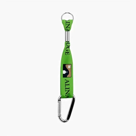 Satin Finish Key Fob with Split Ring, 6 Inch — view 2