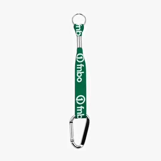 Satin Finish Key Fob with Split Ring, 6 Inch