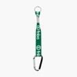 Satin Finish Key Fob with Split Ring, 6 Inch