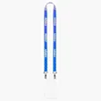 Satin Finish Open Ended Double Clip Lanyard — view 3