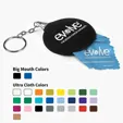 Big Mouth™ Key Chain with Microfiber Cloth — view 2