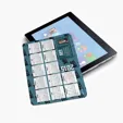 Calendar Microfiber Cloth with Vinyl Pouch
