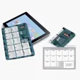 Calendar Microfiber Cloth with Vinyl Pouch — view 2