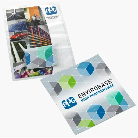 Cloth Card Combo™ Microfiber Cloth Ad Card